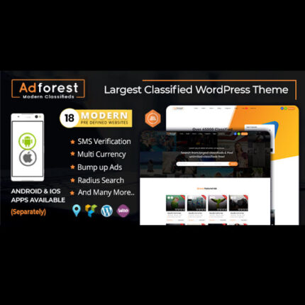 AdForest-Classified Ads WordPress Theme
