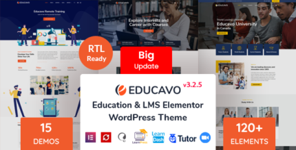 Educavo_Online Courses & Education WordPress Theme