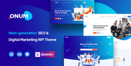 Onum-SEO & Marketing Elementor WordPress Theme