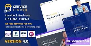Service Finder-Provider and Business Listing WordPress Theme