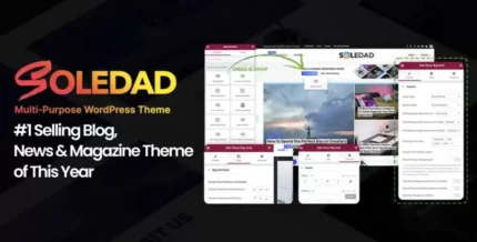 Soledad - Multi-Concept Blog/Magazine/News AMP WordPress Theme