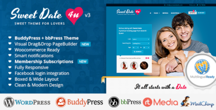 Sweet Date_More than a WordPress Dating Theme