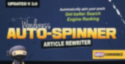 WordPress Auto Spinner-Articles Rewriter