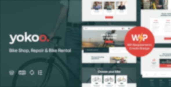 Yokoo-Bike Shop & Rental WordPress Theme