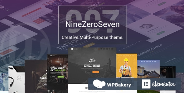 907 Responsive Multi-Purpose WordPress Theme