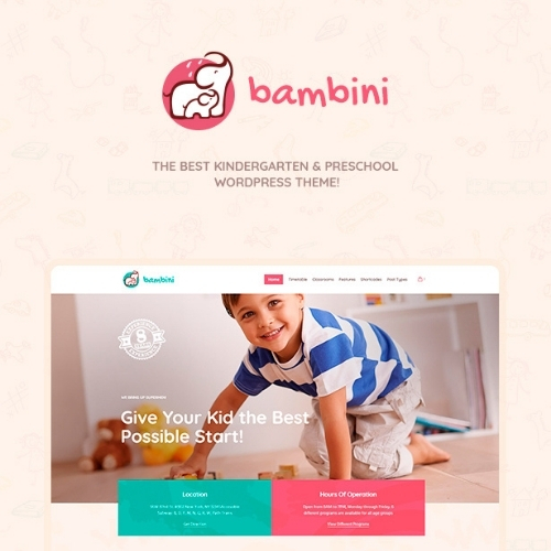 Bambini – Kindergarten & Pre-School Theme
