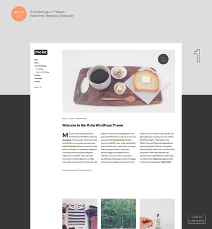 ElmaStudio Moka WordPress Theme
