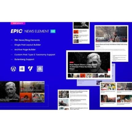 Epic News Elements – News Magazine Blog Element