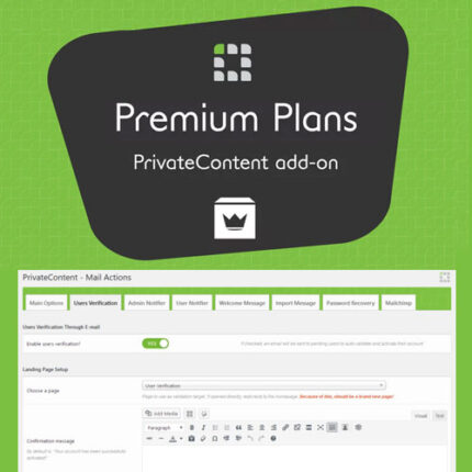 PrivateContent | Premium Plans Add-on